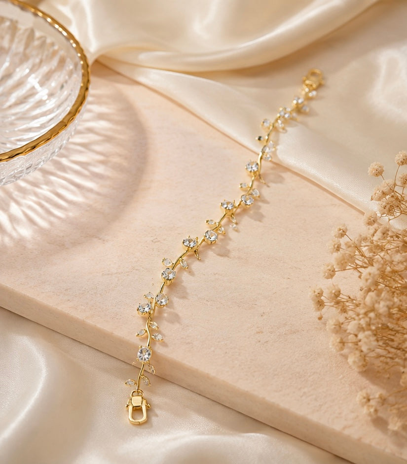 Luxury Crystal Vine Bracelet