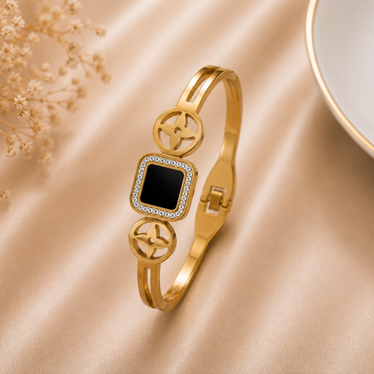 Noir Luxe Crystal Bracelet