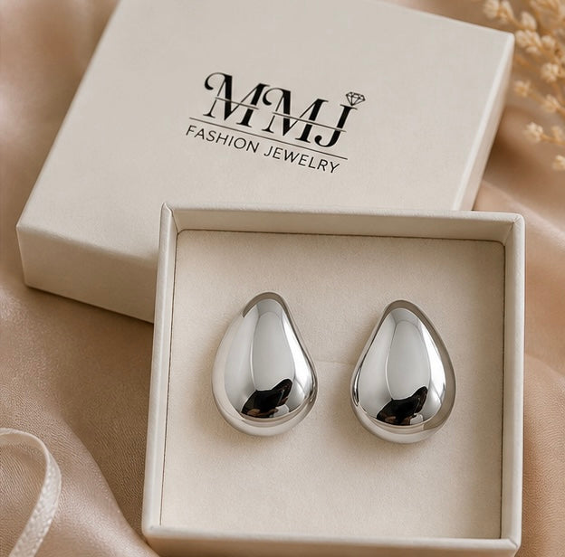 Luxury Irregular Pebble Stud Earrings