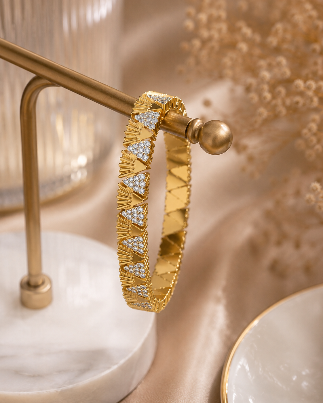 Golden Plated Stainless Steel Bracelet