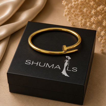 High Qualtiy Nail shaped-Cuff Bangle Bracelet For Men/ Women