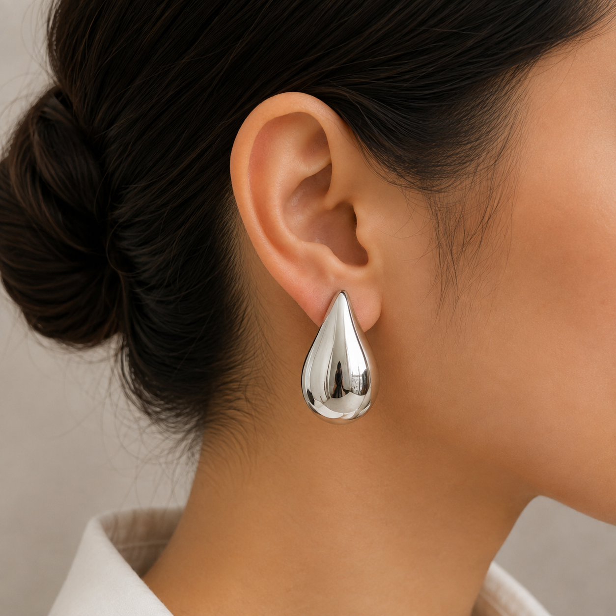 Premium Teardrop Statement Earrings for Women | Mirror Finish