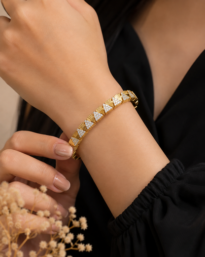 Golden Plated Stainless Steel Bracelet