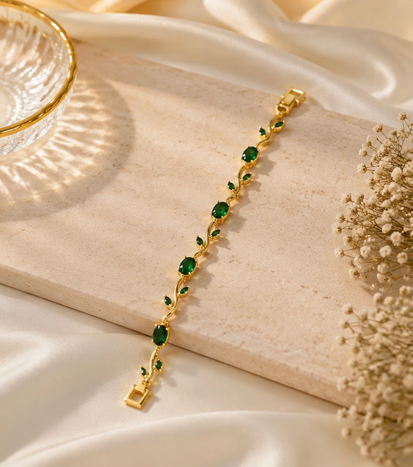 Luxury Crystal Vine Bracelet