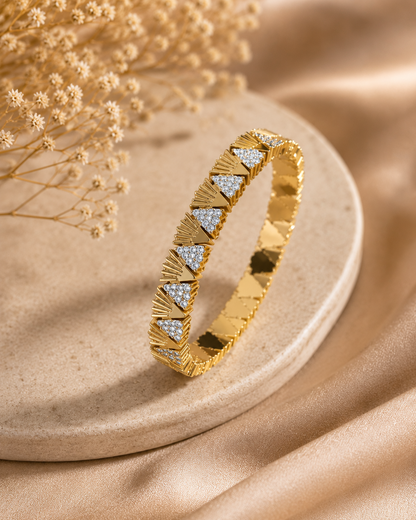 Golden Plated Stainless Steel Bracelet